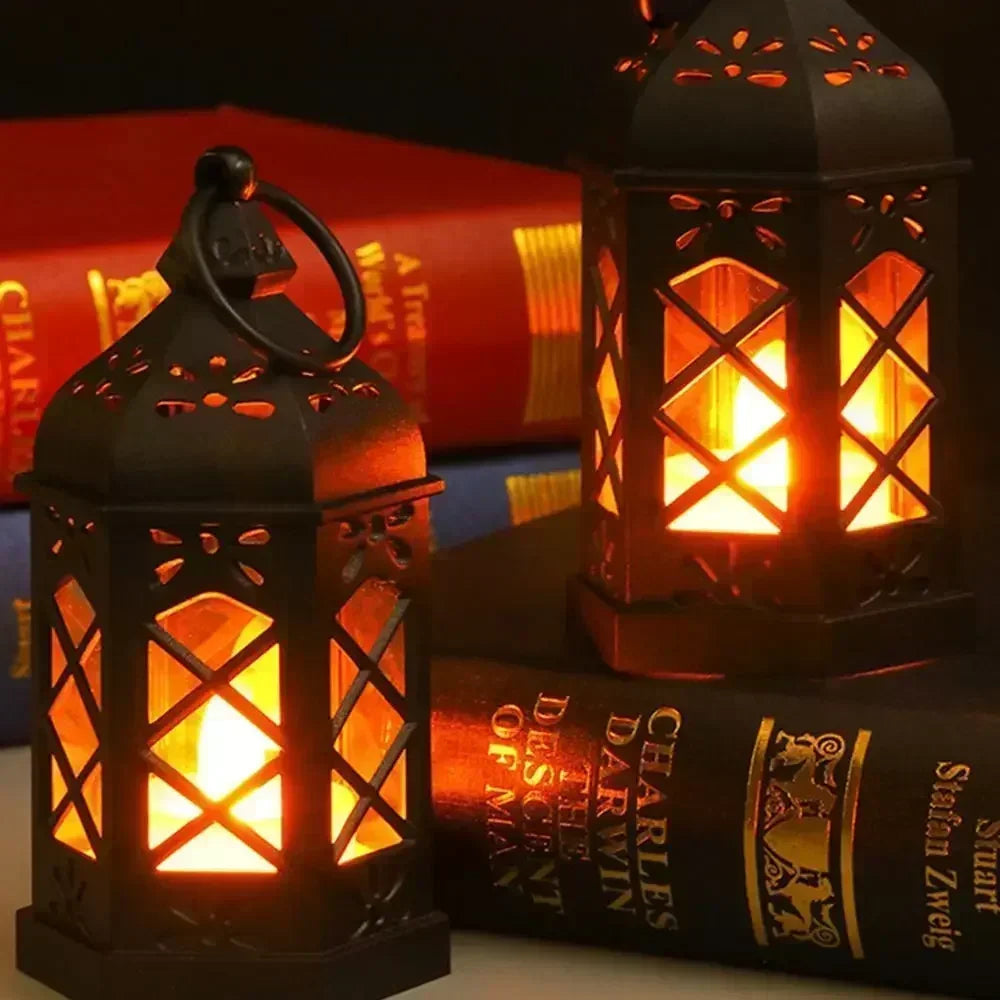 Vintage European Style Portable Oil Lamp