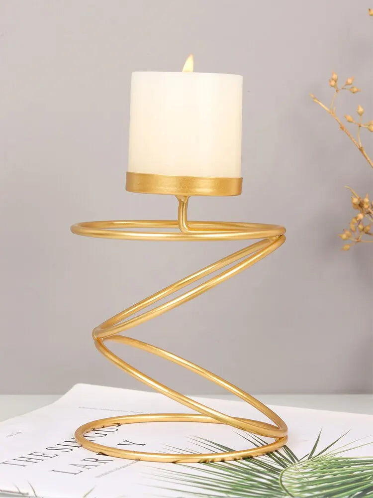 Ins Luxury Style Metal Candle Holders